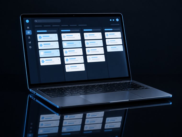 Dashboard di un CRM HubSpot con pipeline di vendita